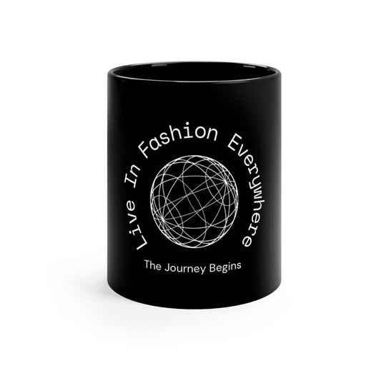 L.I.F.E 11oz Black Mug