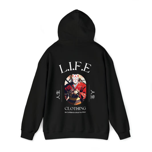 L.I.F.E  Samurai Mask Hoodie