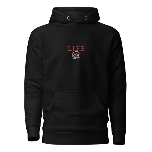 L.I.F.E  Skull and Bones Hoody